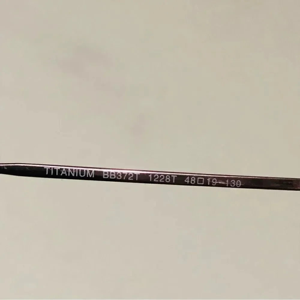 Brooks Brothers BB487T 1228T Pink Titanium Glasses/Eyeglasses